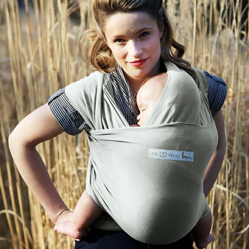 Echarpe de portage en coton bio Basic Perle|Love Radius Sale