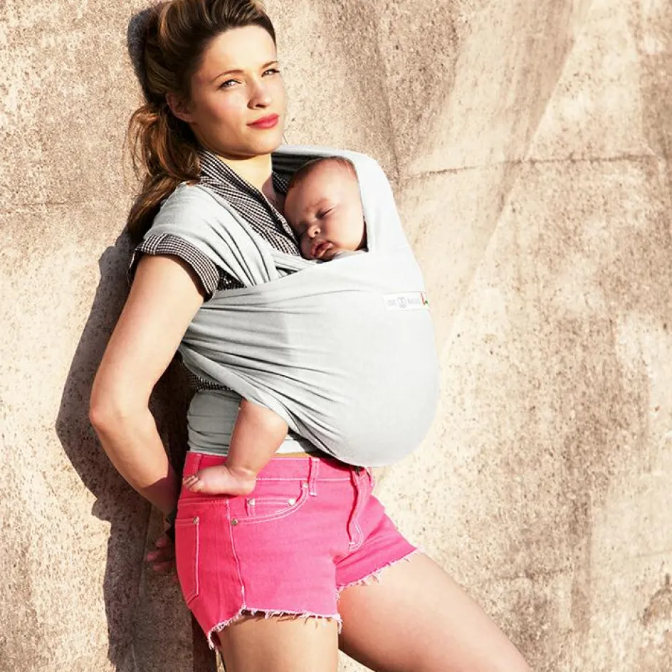 Echarpe de portage en coton bio Basic Perle|Love Radius Sale