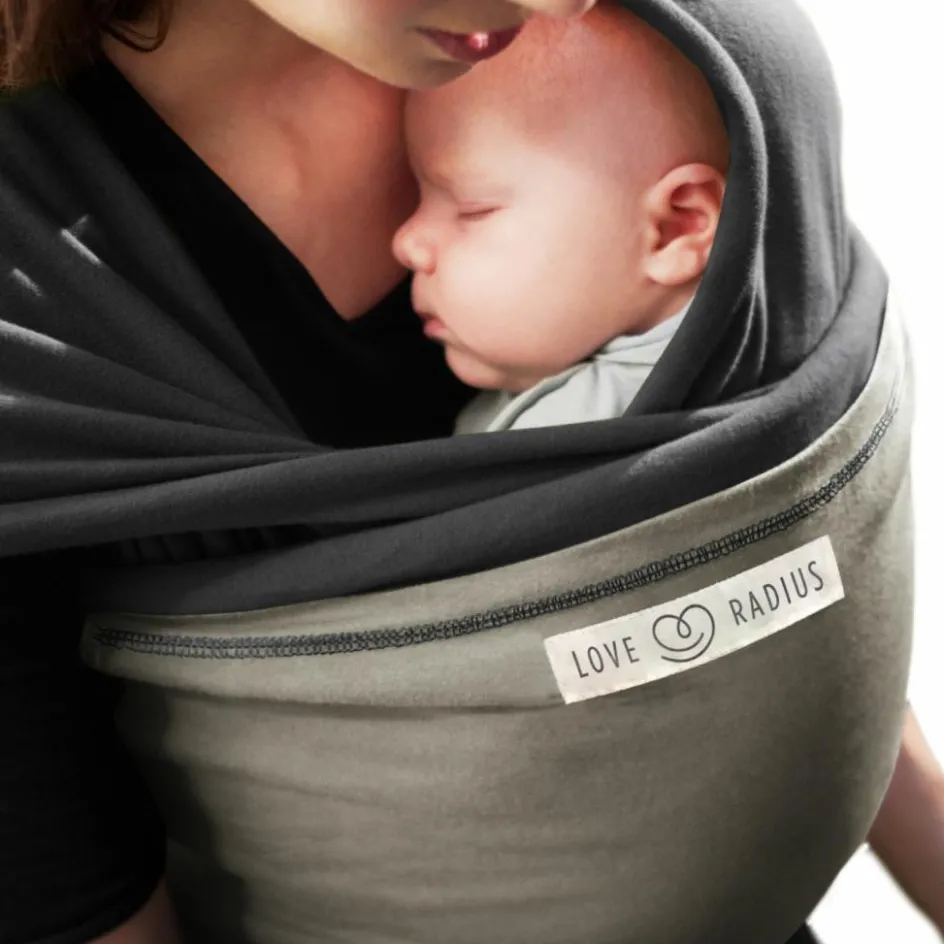 Clearance Love Radius Echarpe de portage L'Originale anthracite poche olive
