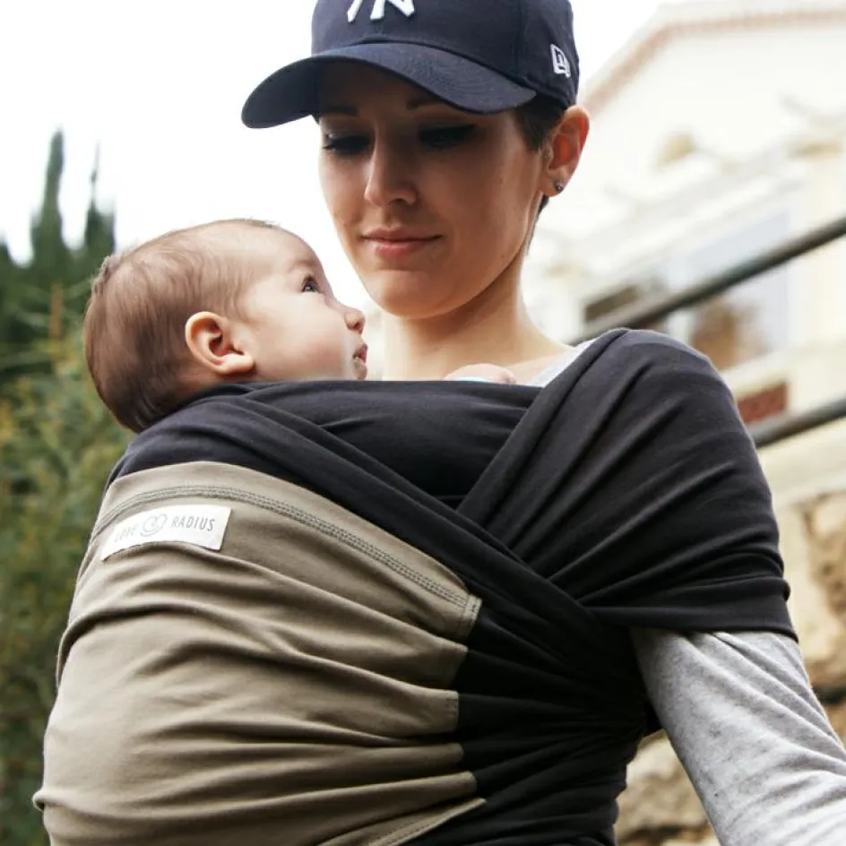 Clearance Love Radius Echarpe de portage L'Originale anthracite poche olive