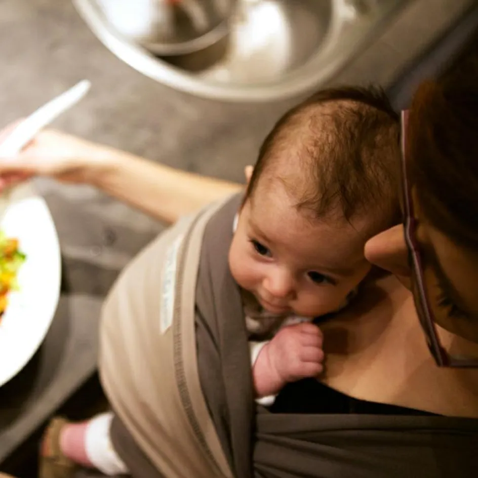 Clearance Love Radius Echarpe de portage L'Originale anthracite poche olive