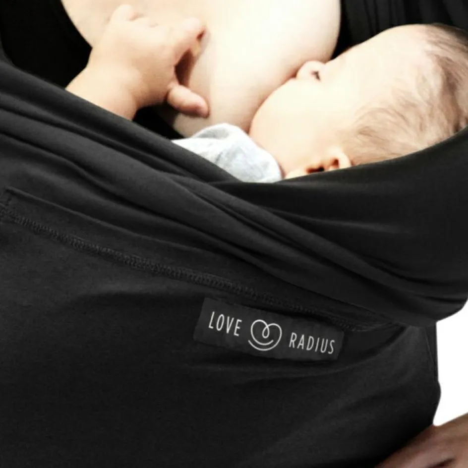 Echarpe de portage L'Originale noire poche noire|Love Radius Sale