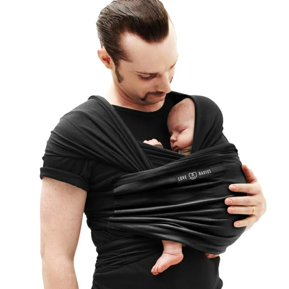 Echarpe de portage L'Originale noire poche noire|Love Radius Sale