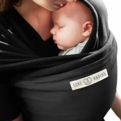 Echarpe de portage L'Originale noire poche anthracite|Love Radius Best