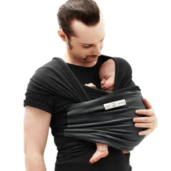 Echarpe de portage L'Originale noire poche anthracite|Love Radius Best