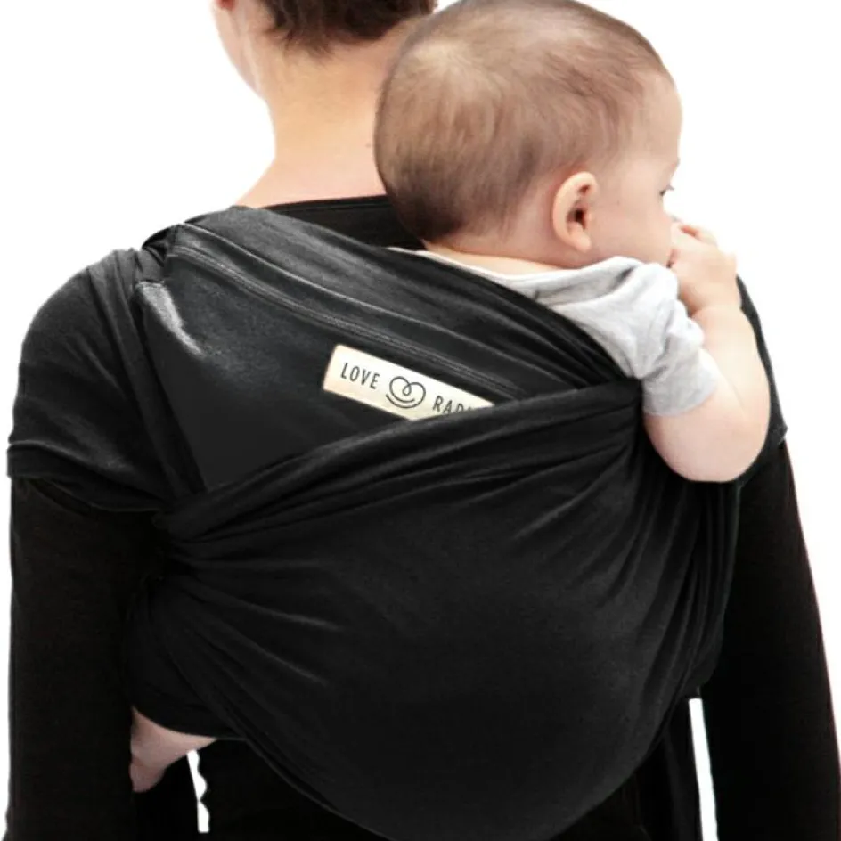 Echarpe de portage L'Originale noire poche anthracite|Love Radius Best