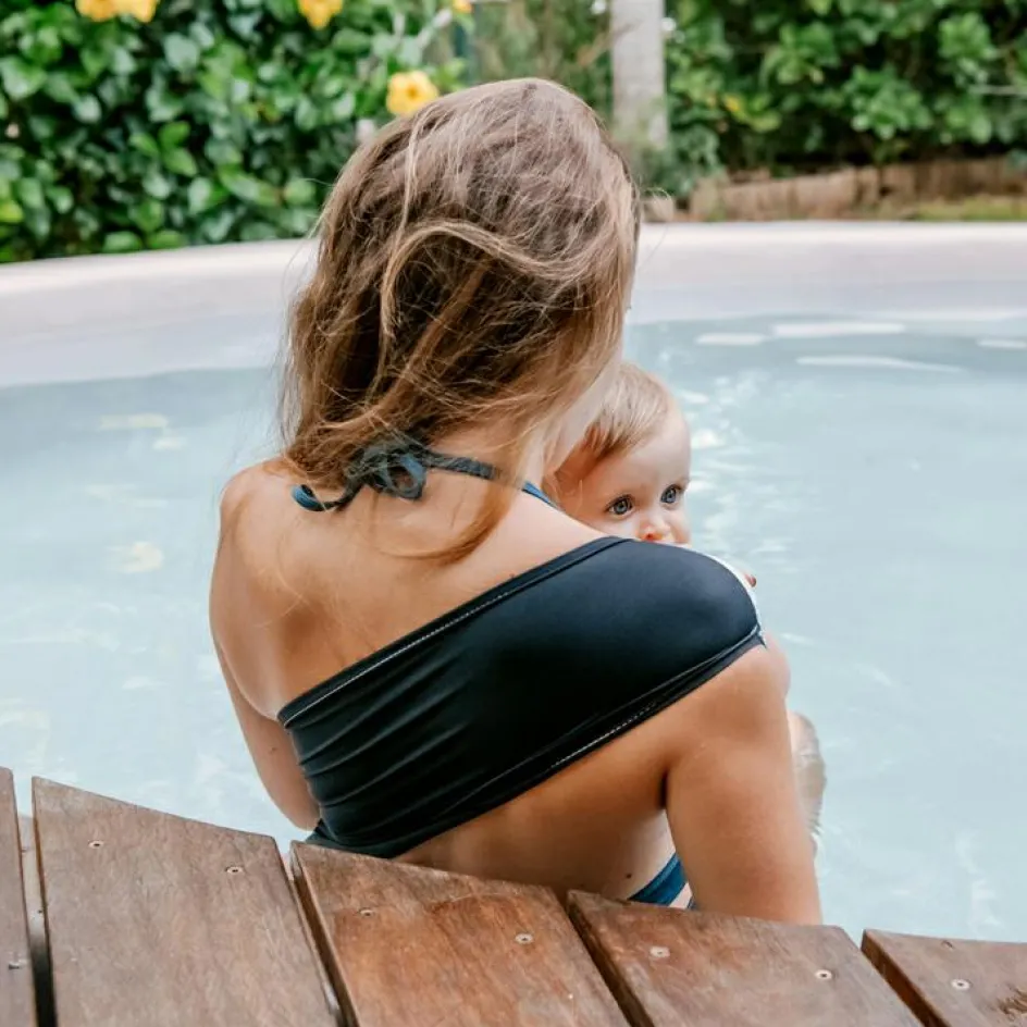 Echarpe de portage pour activité aquatique Aquabulle noir (taille M 38-40)|NéoBulle Best