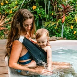 Echarpe de portage pour activité aquatique Aquabulle noir (taille M 38-40)|NéoBulle Best