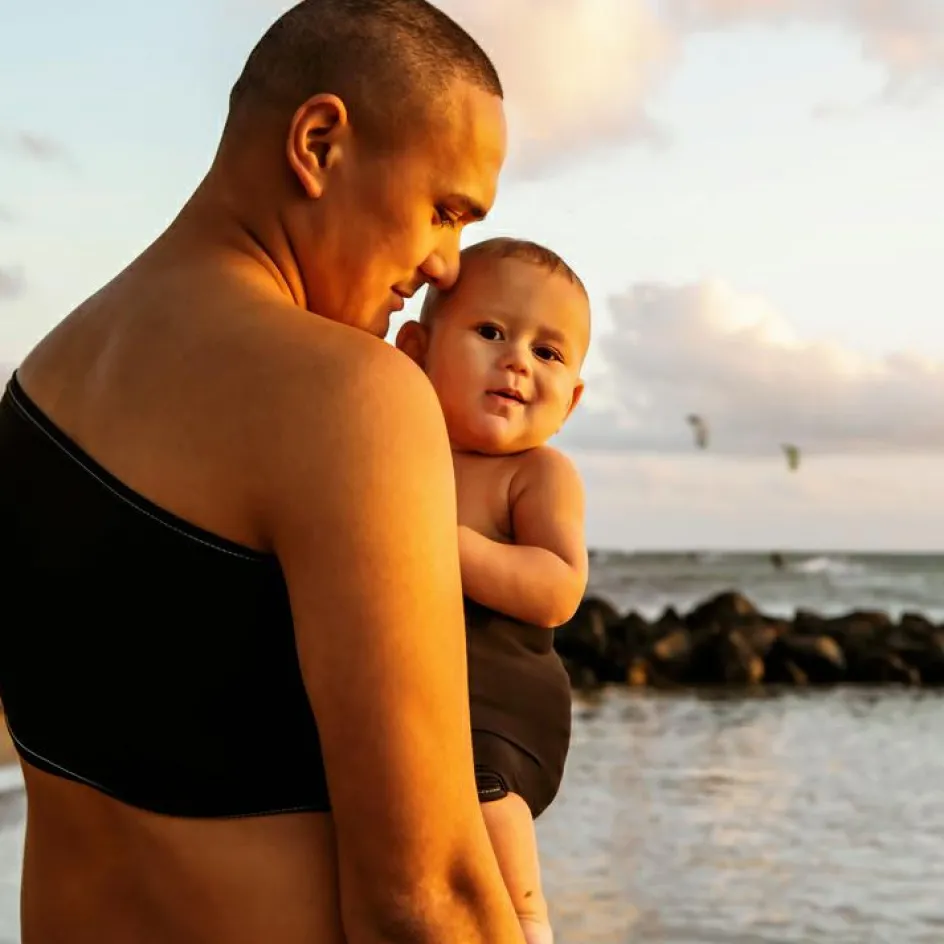 Echarpe de portage pour activité aquatique Aquabulle noir (taille M 38-40)|NéoBulle Best