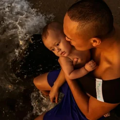 Echarpe de portage pour activité aquatique Aquabulle noir (taille M 38-40)|NéoBulle Best