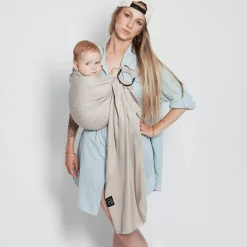 Echarpe de portage Sling tissée sans nœud Or blanc|Love Radius Online