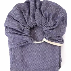 Hot NéoBulle Echarpe de portage Sling sans noeud tissé en coton bio bleu cobalt