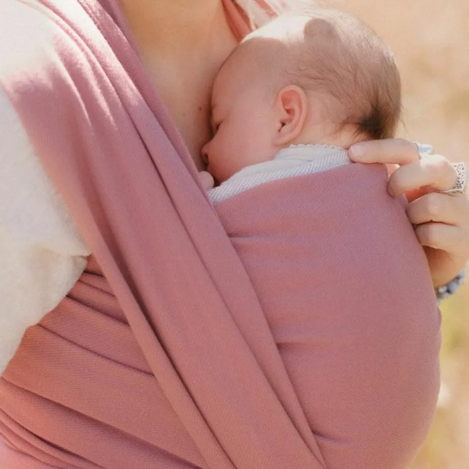 Hot NéoBulle Echarpe de portage tissée en coton bio terracotta (4,60 m)