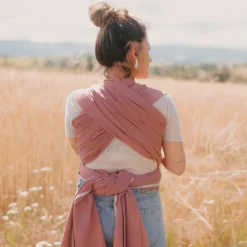 Hot NéoBulle Echarpe de portage tissée en coton bio terracotta (4,60 m)