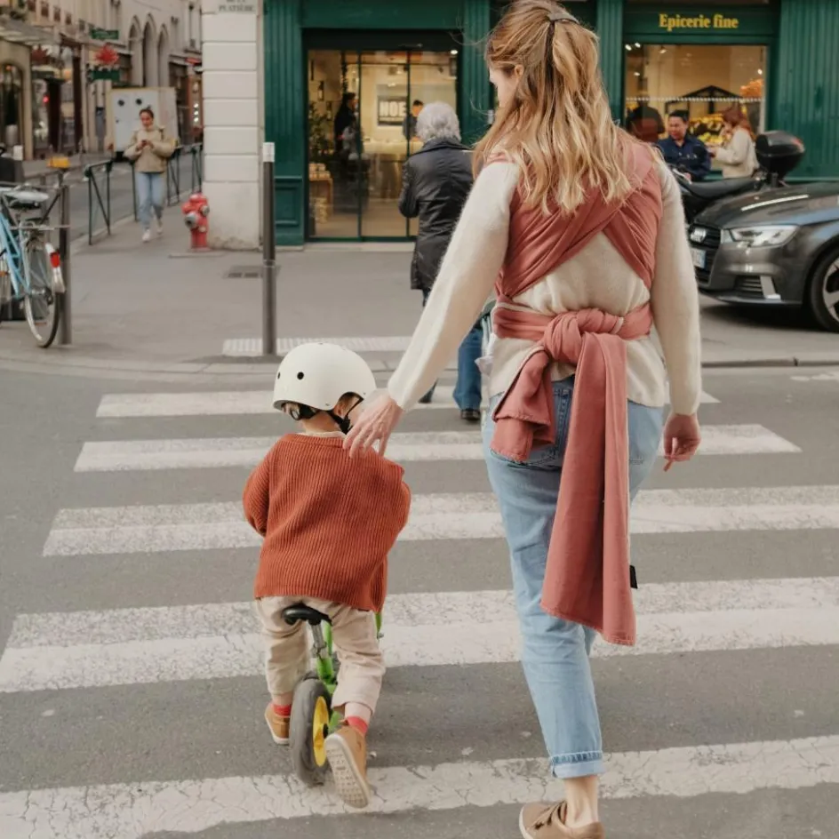 Hot NéoBulle Echarpe de portage tissée en coton bio terracotta (4,60 m)