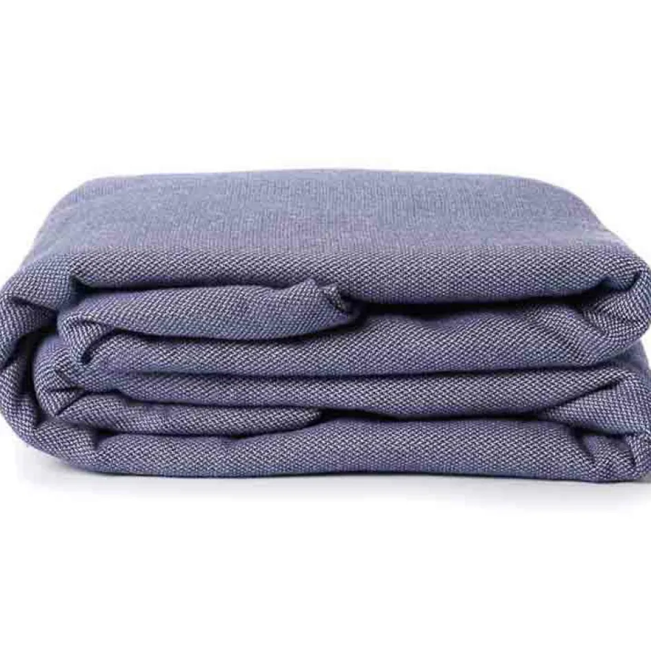Echarpe de portage tissée en coton bio bleu cobalt (4,60 m)|NéoBulle Discount