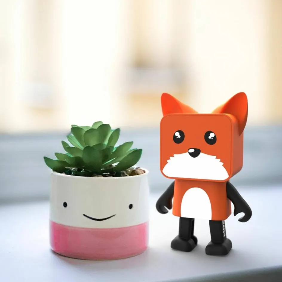 Outlet MOB Enceinte dansante Animal Speaker Fox