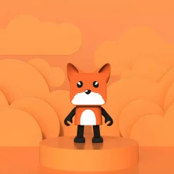 Outlet MOB Enceinte dansante Animal Speaker Fox