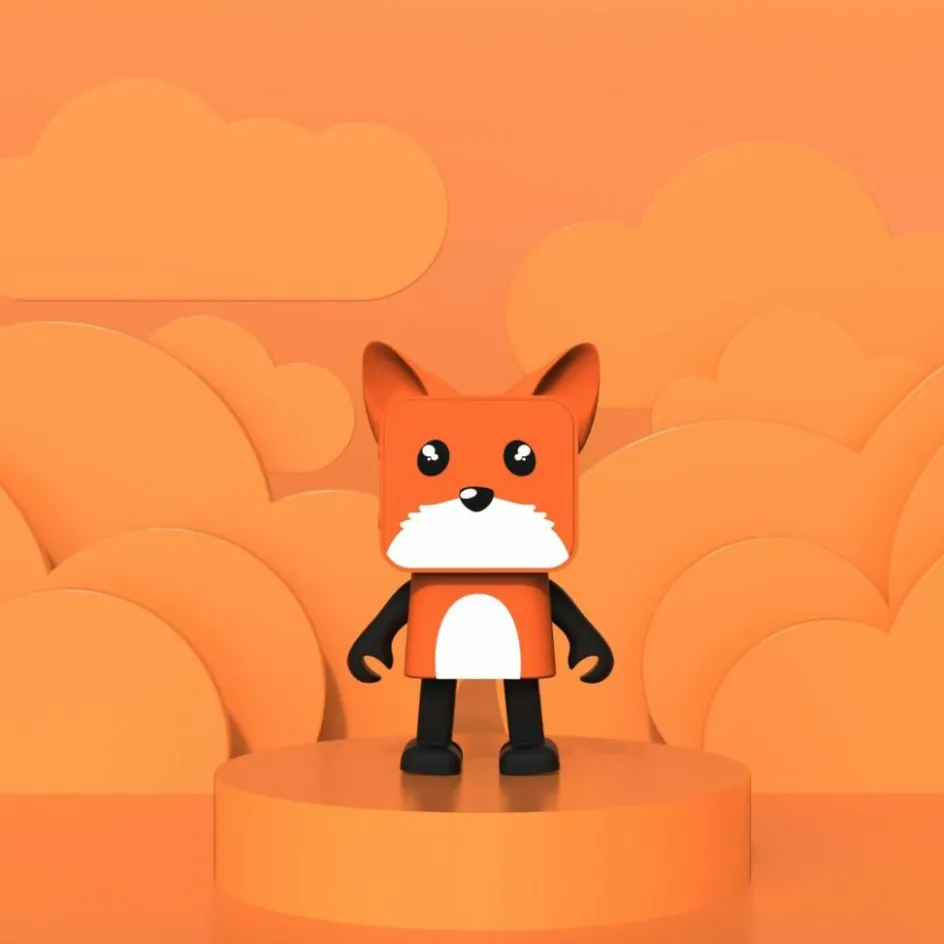 Outlet MOB Enceinte dansante Animal Speaker Fox