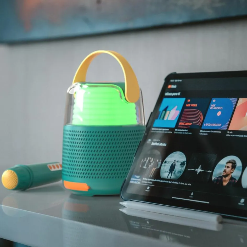 Enceinte karaoké KS Bleue|MOB