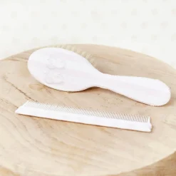 Tartine et Chocolat Ensemble brosse et peigne Garda rose