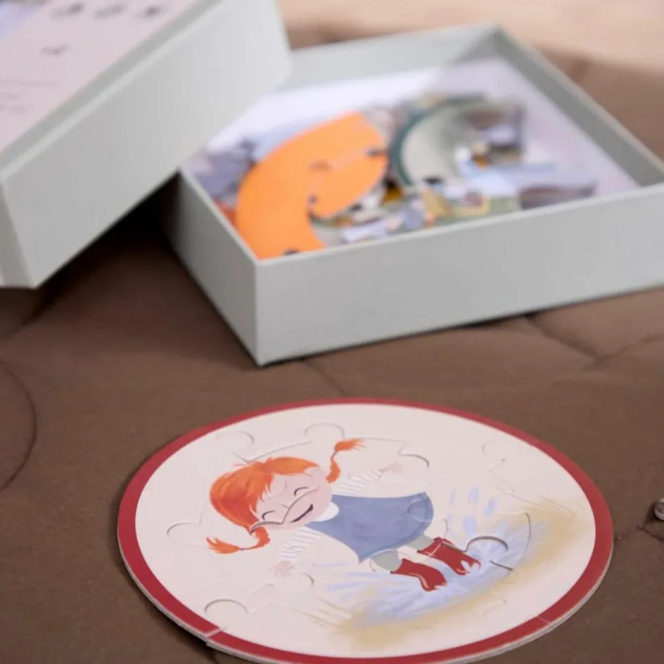 Ensemble de 5 puzzles ronds Petits aventuriers|Filibabba Online