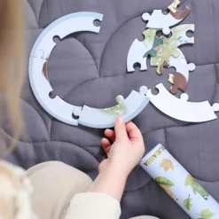 Ensemble de 5 puzzles ronds Petits aventuriers|Filibabba Online