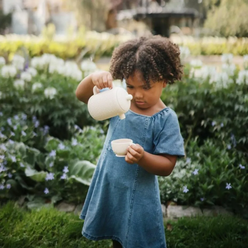 Ensemble de jeu Thé en silicone Shifting Sand (4 pièces)|Mushie Discount