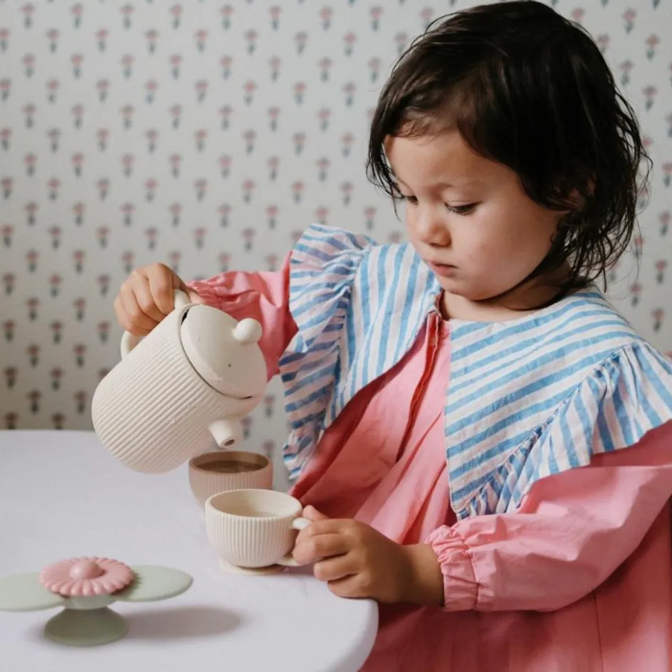 Ensemble de jeu Thé en silicone Shifting Sand (4 pièces)|Mushie Discount