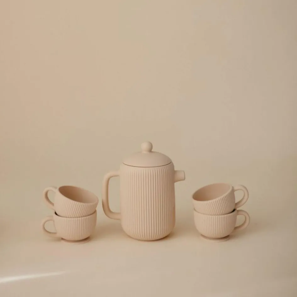 Ensemble de jeu Thé en silicone Shifting Sand (4 pièces)|Mushie Discount