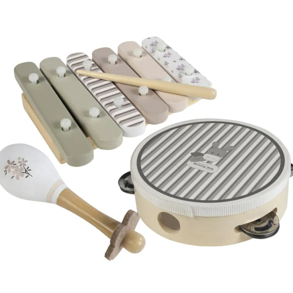 Ensemble d'instruments de musique en bois Botton|Walking Mum
