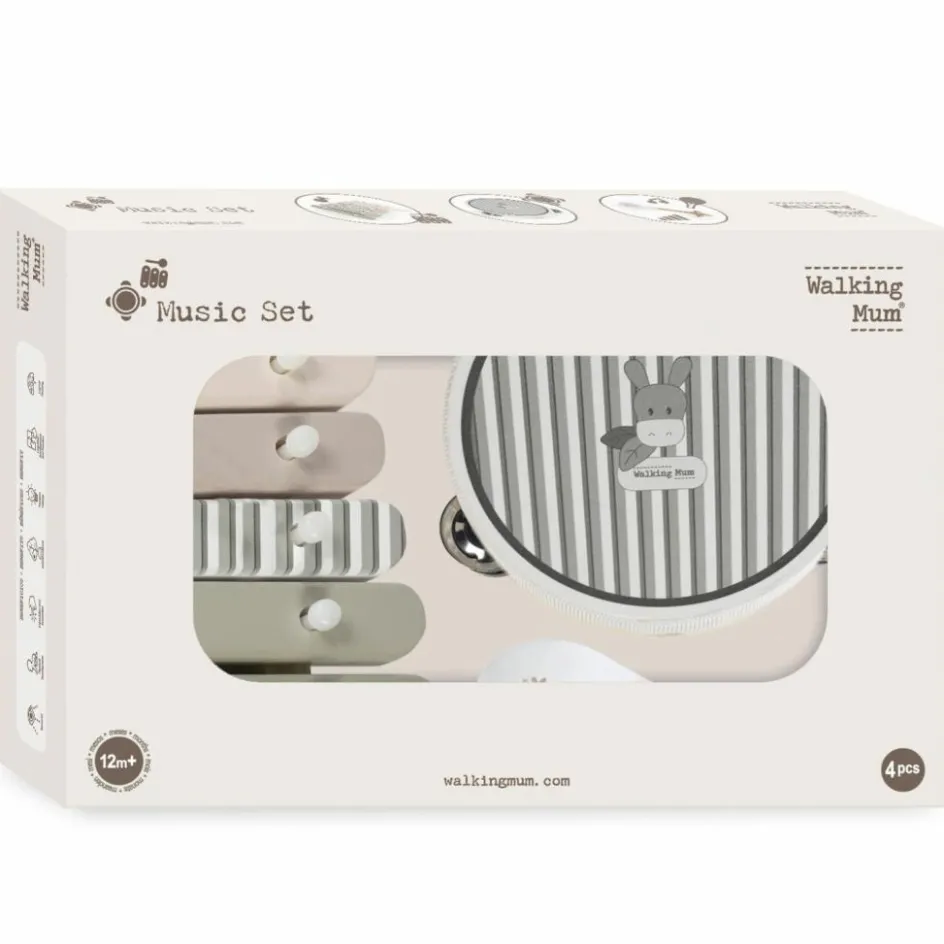 Ensemble d'instruments de musique en bois Botton|Walking Mum