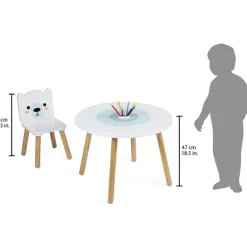 Best Janod Ensemble table et 2 chaises Banquise