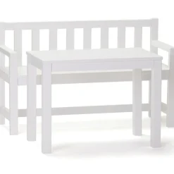 Ensemble table et canapé de jardin Blanc|Kid's Concept Hot