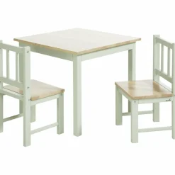 Ensemble table et chaises Activity vert-blanc (3 pièces)|Geuther
