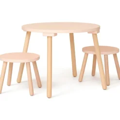 Online Kid's Concept Ensemble table et tabourets Abricot