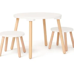 Outlet Kid's Concept Ensemble table et tabourets Blanc