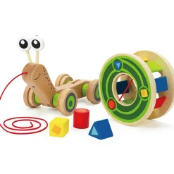 Hot Hape Escargot à tirer avec jeu de formes
