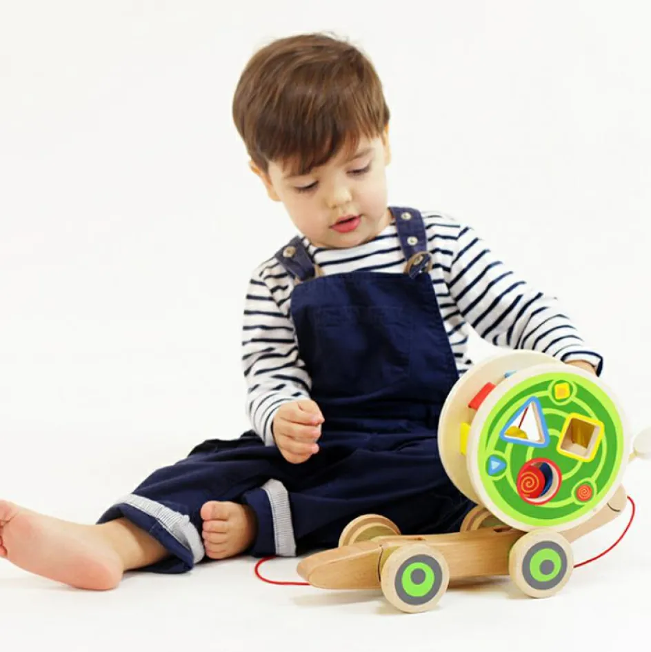 Hot Hape Escargot à tirer avec jeu de formes