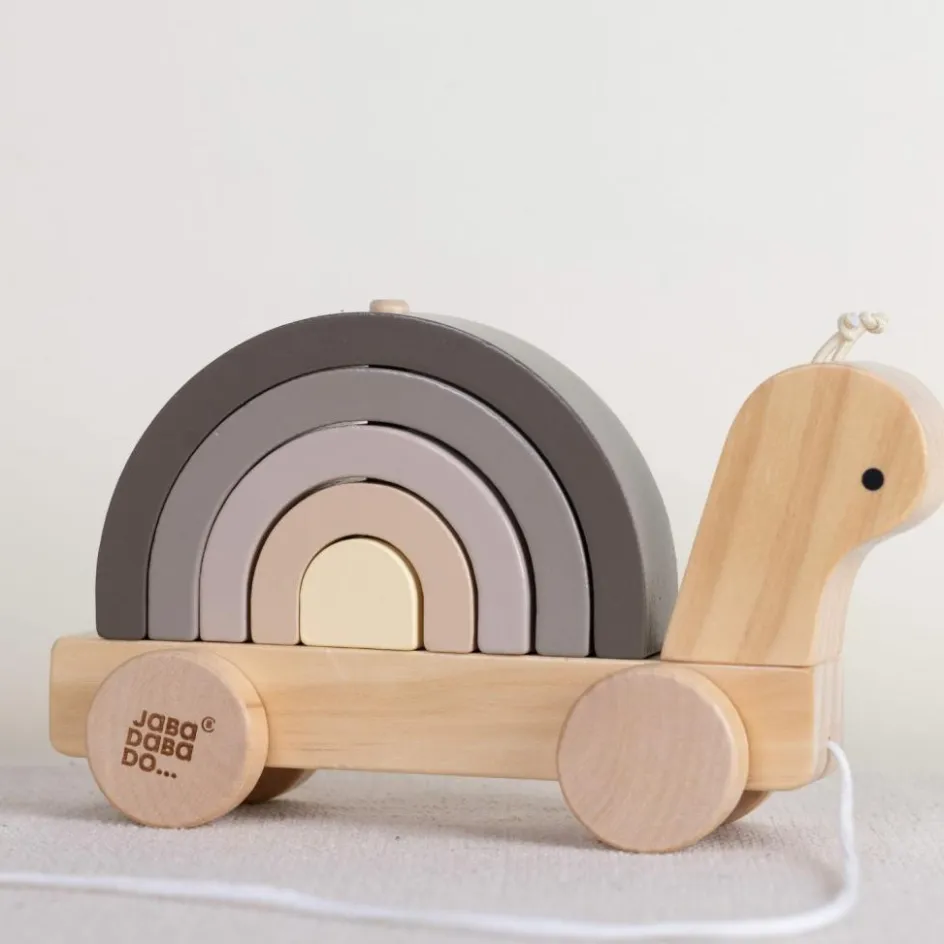 Hot Jabadabado Escargot en bois à tirer