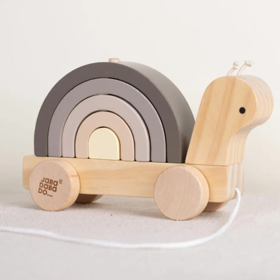 Hot Jabadabado Escargot en bois à tirer