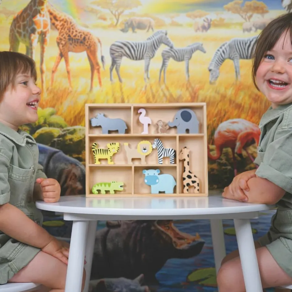 Etagère avec animaux safari|Jabadabado Best