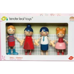 Discount Tender Leaf Famille de poupées en bois