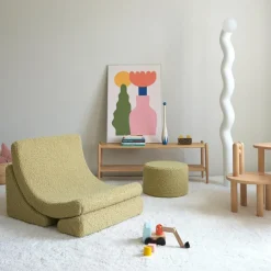 Clearance Wigiwama Fauteuil Moon Matcha molletonné