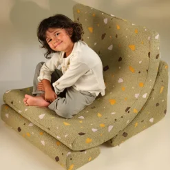 Fauteuil Moon Terrazzo Moss|Wigiwama Discount