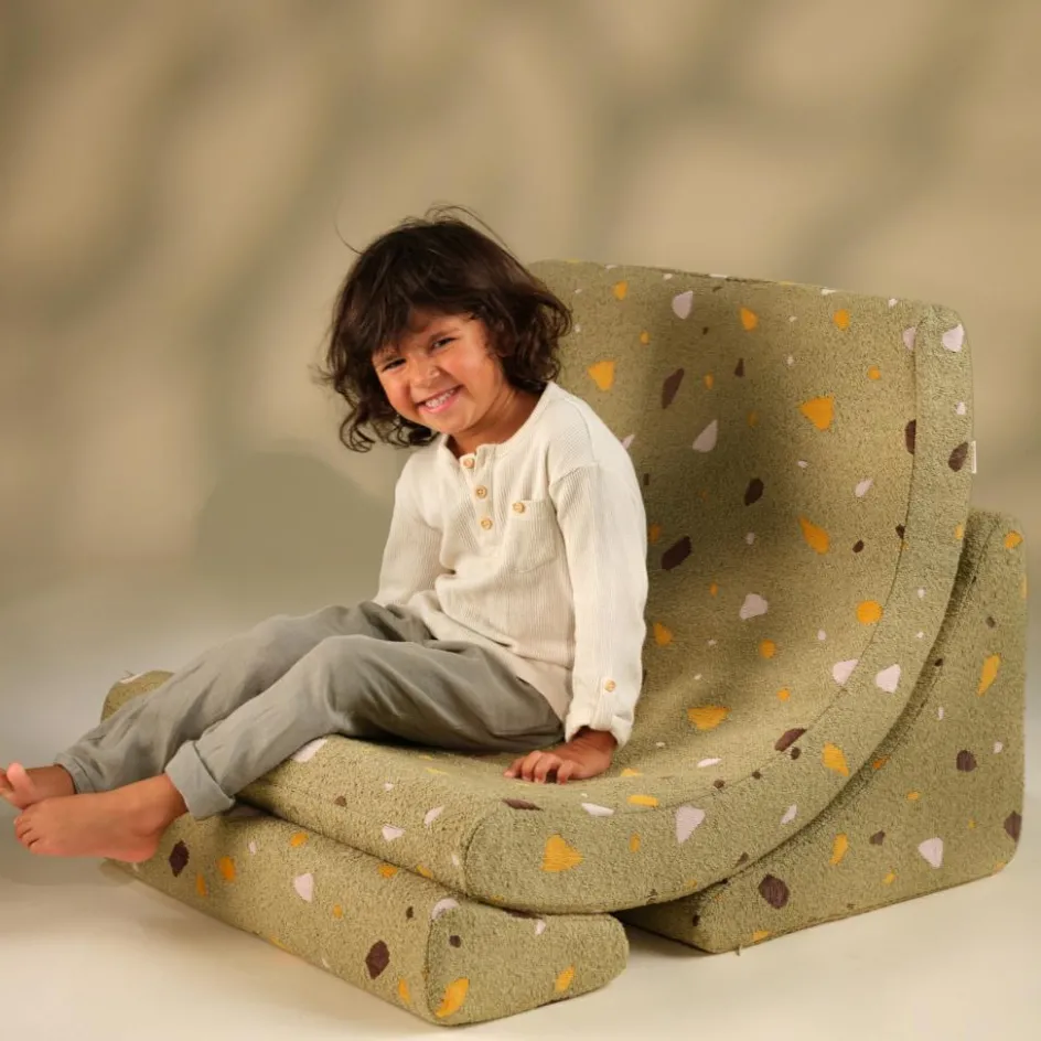 Fauteuil Moon Terrazzo Moss|Wigiwama Discount