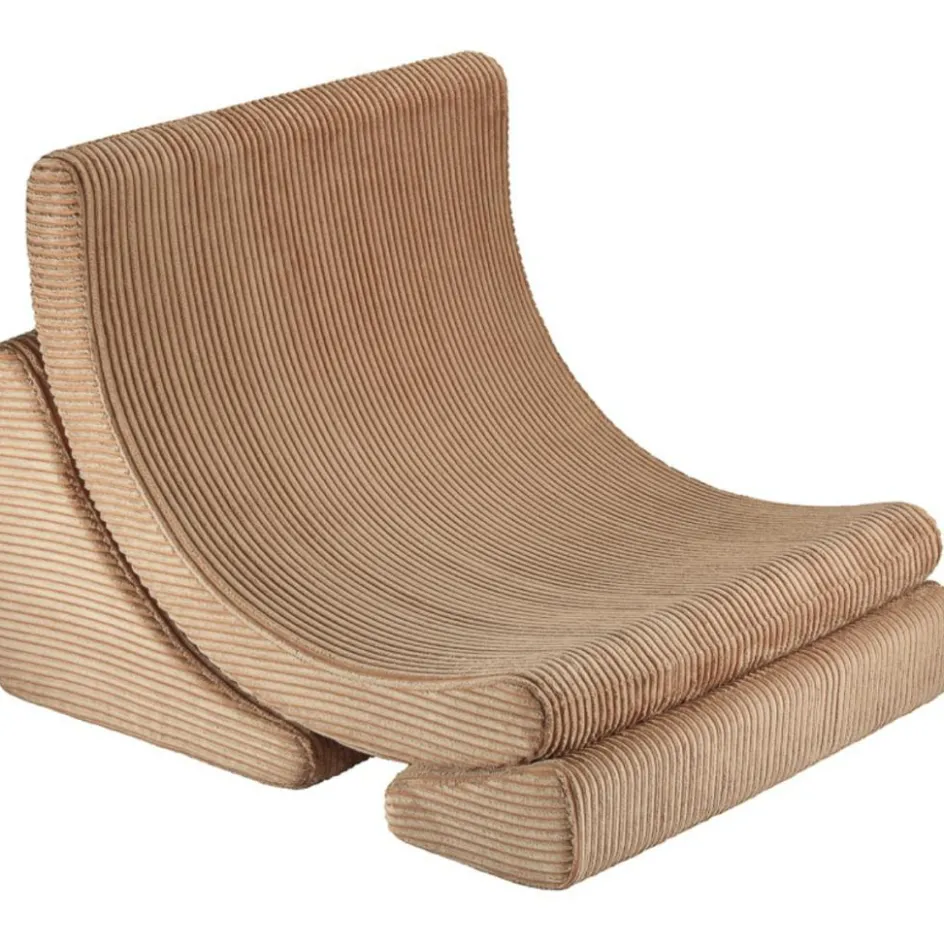 Fauteuil Moon Toffee velours côtelé|Wigiwama Outlet