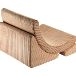 Fauteuil Moon Toffee velours côtelé|Wigiwama Outlet