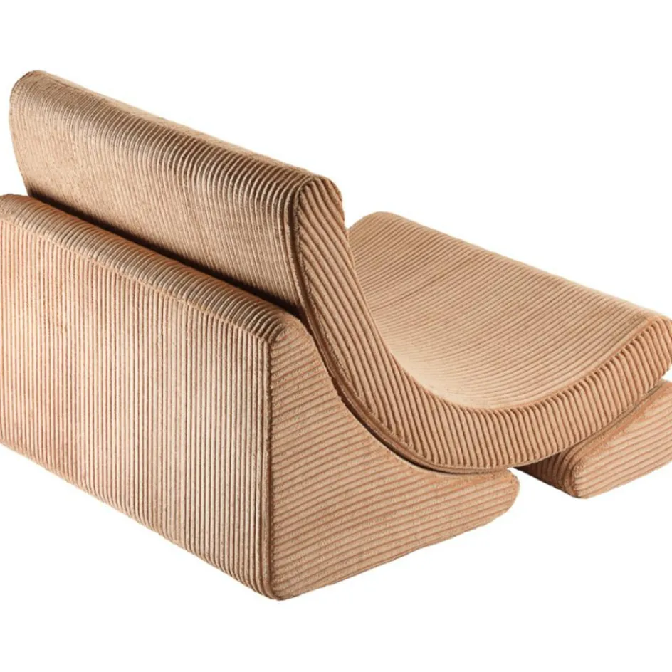 Fauteuil Moon Toffee velours côtelé|Wigiwama Outlet