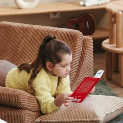 Fauteuil Moon Toffee velours côtelé|Wigiwama Outlet